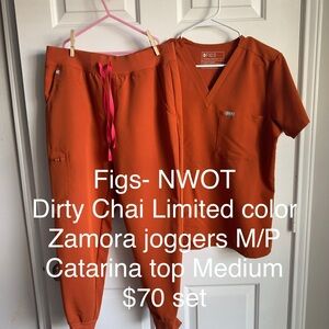 Figs Dirty Chai Scrub Set